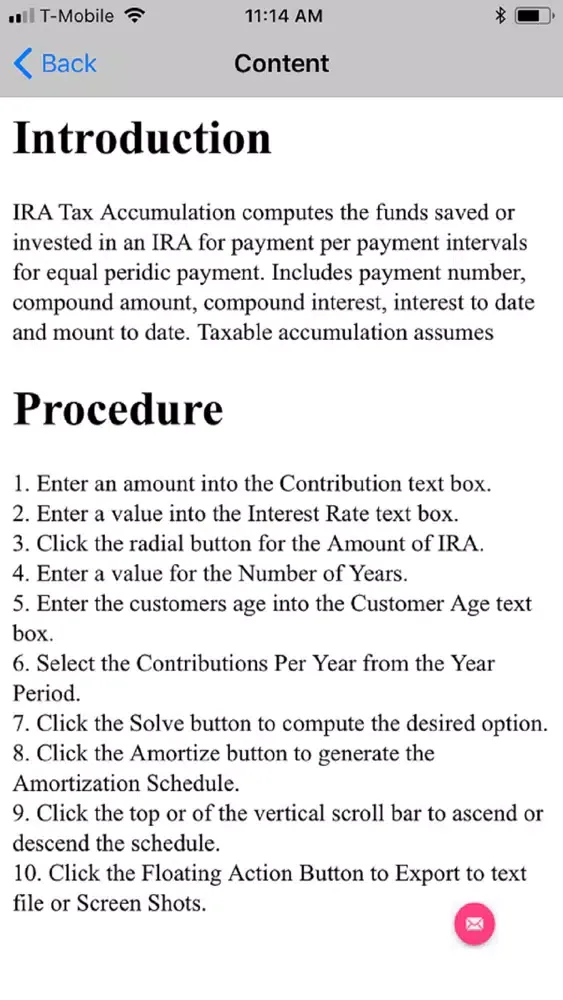 IRA Tax Accumulation Automated স্ক্রিনশট