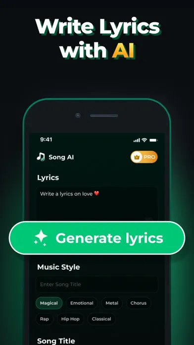 Screenshot di SongInsta: Music Generator