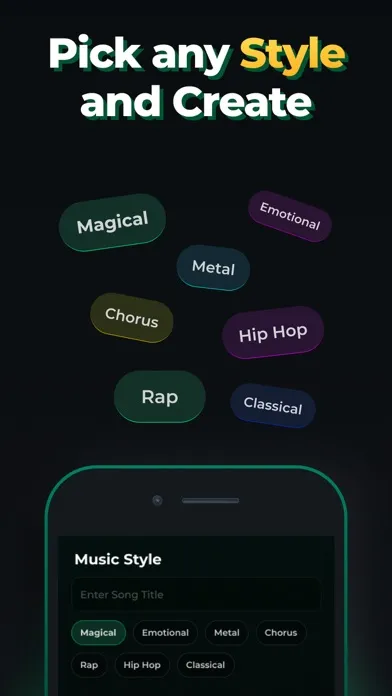 Screenshot di SongInsta: Music Generator