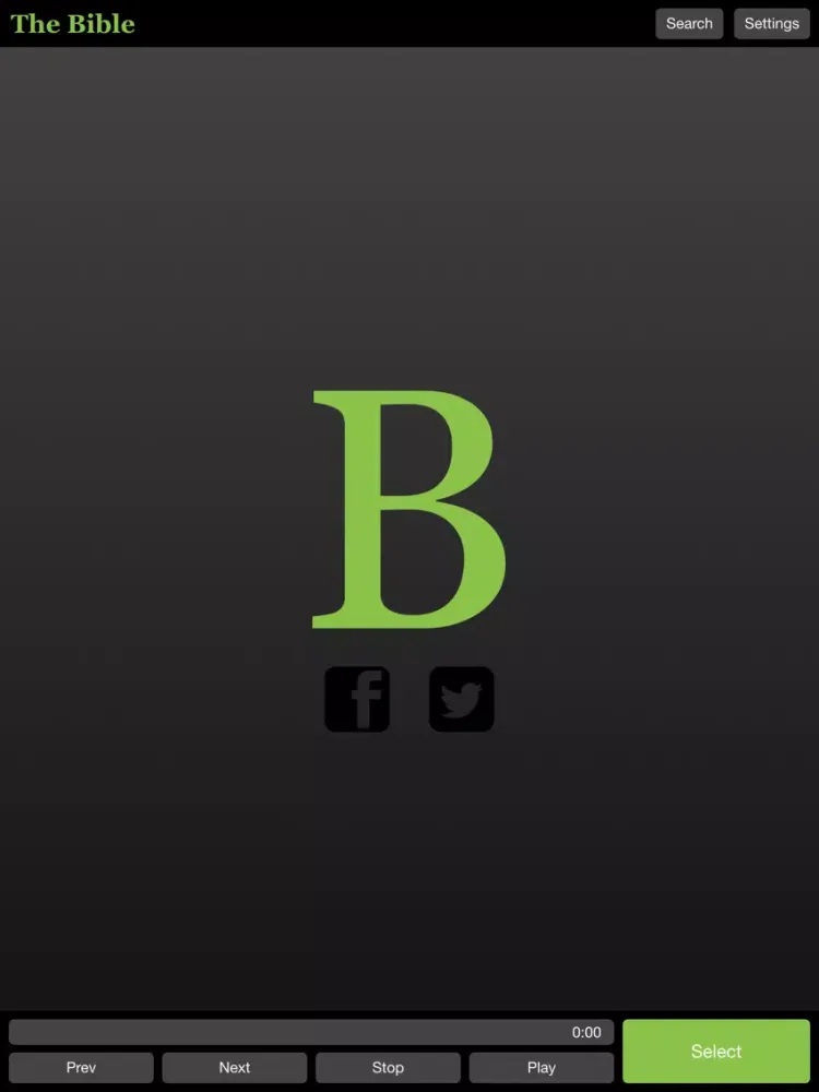 Capturas de tela do The Bible - Audio and Text iPad 