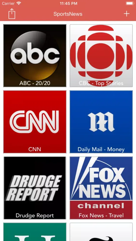 ภาพหน้าจอของ News Pro - Top News RSS Reader