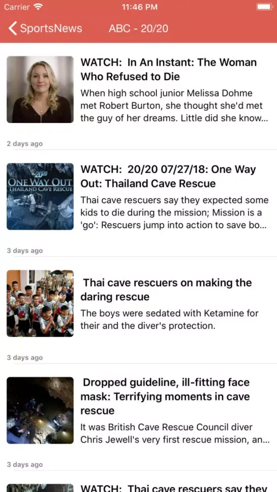 ภาพหน้าจอของ News Pro - Top News RSS Reader