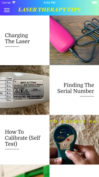 LASER THERAPY TIPS Screenshots