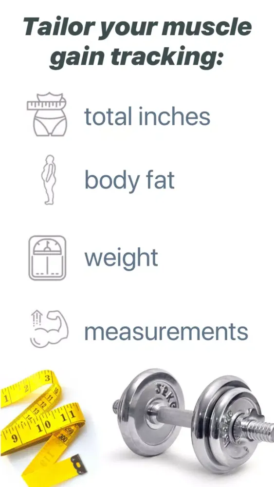 Captures d'écran de Progress for Muscle Training