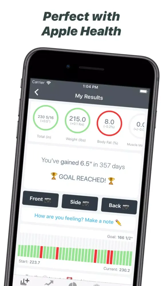 Captures d'écran de Progress for Muscle Training