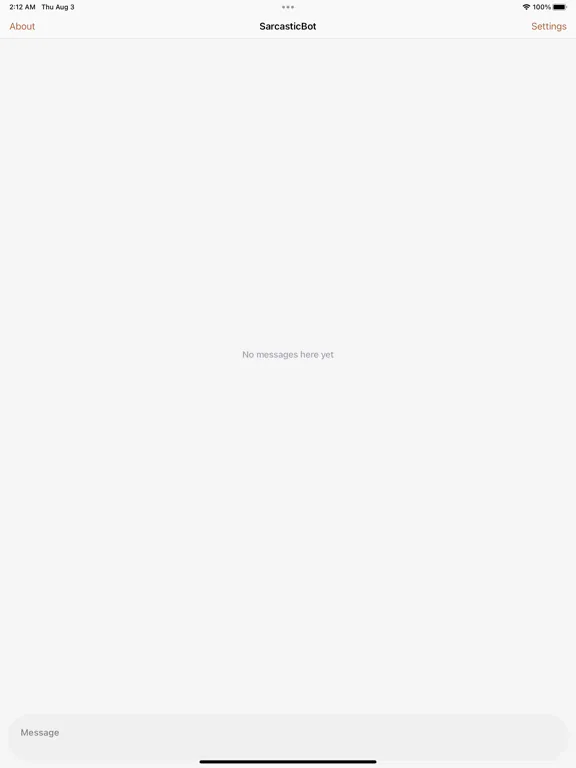Capturas de pantalla de SarcasticBot: Sassy Chatbot iPad 