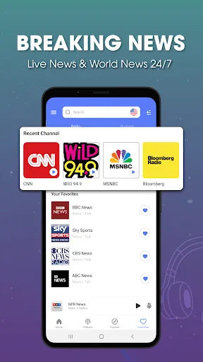 RadioMe: AM FM Radio Station Screenshots