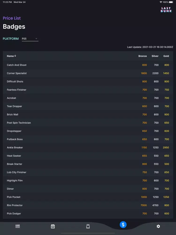 Ảnh chụp màn hình của MyTEAM by Last Dunk iPad 