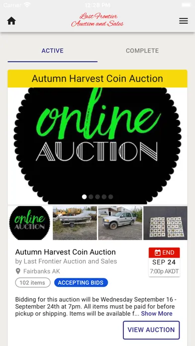 Captures d'écran de Last Frontier Auction & Sales