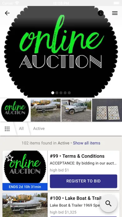 Captures d'écran de Last Frontier Auction & Sales