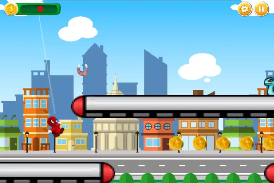 Capturas de tela do Subway Run Spiderman