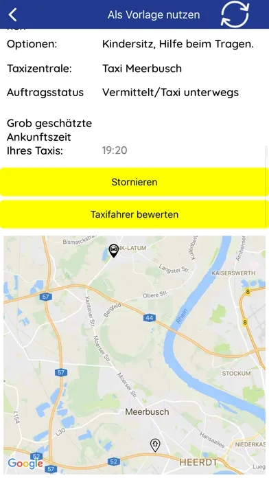 Capturas de pantalla de Taxi Meerbusch