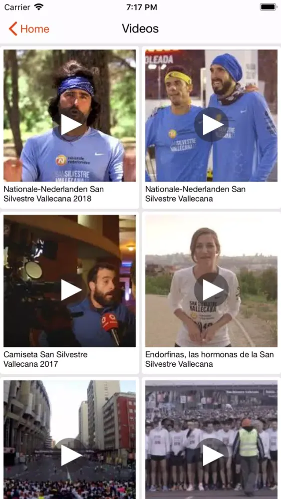 Capturas de tela do NN San Silvestre Vallecana