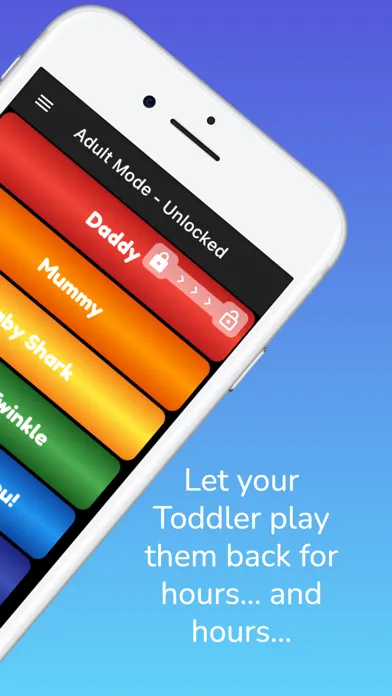Tangkapan skrin Toddler Music Game