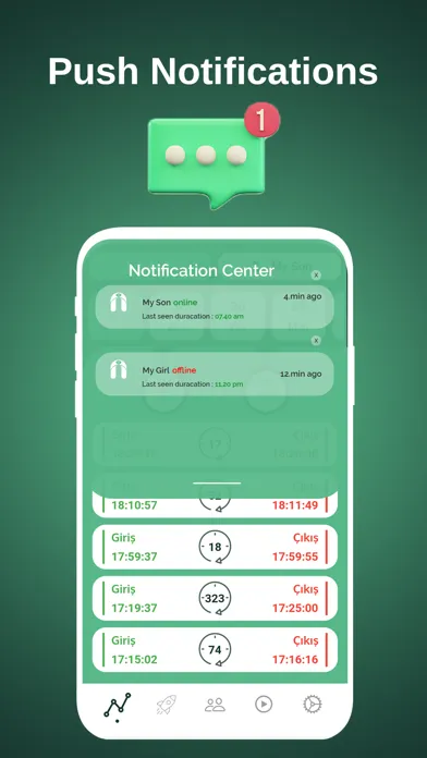 Nowa : Last Seen Notification Screenshots