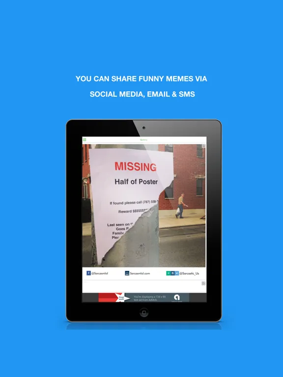 Funny joke picture memes: Comedy wallpaper message iPad  Screenshots