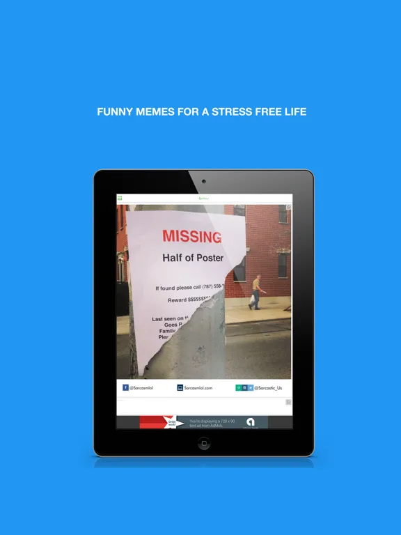 Funny joke picture memes: Comedy wallpaper message iPad  Screenshots