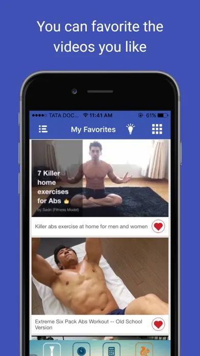 Home health exercises & body building men workouts Screenshots