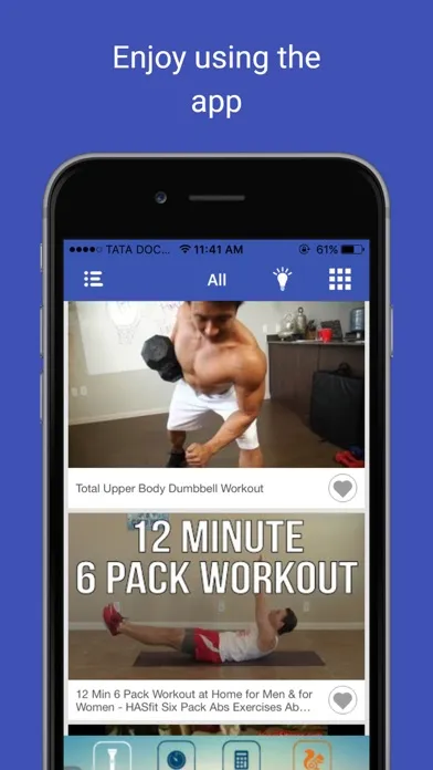 Home health exercises & body building men workouts Screenshots