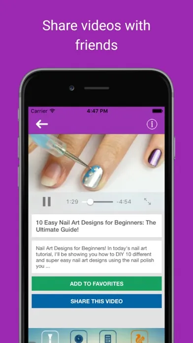 Nail art tutorial idea videos: Women beauty lesson Screenshots
