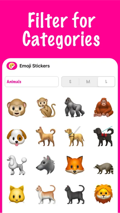 صور Emoji Stickers for iMessage ㋡
