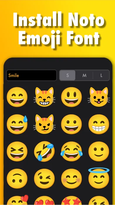 Zrzuty ekranu Big Emoji Stickers ㋡