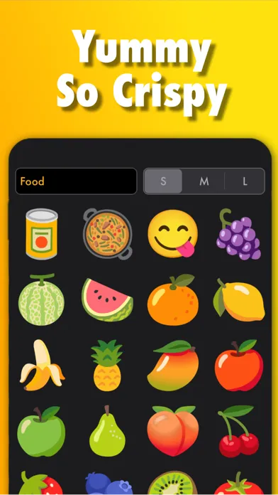 Zrzuty ekranu Big Emoji Stickers ㋡
