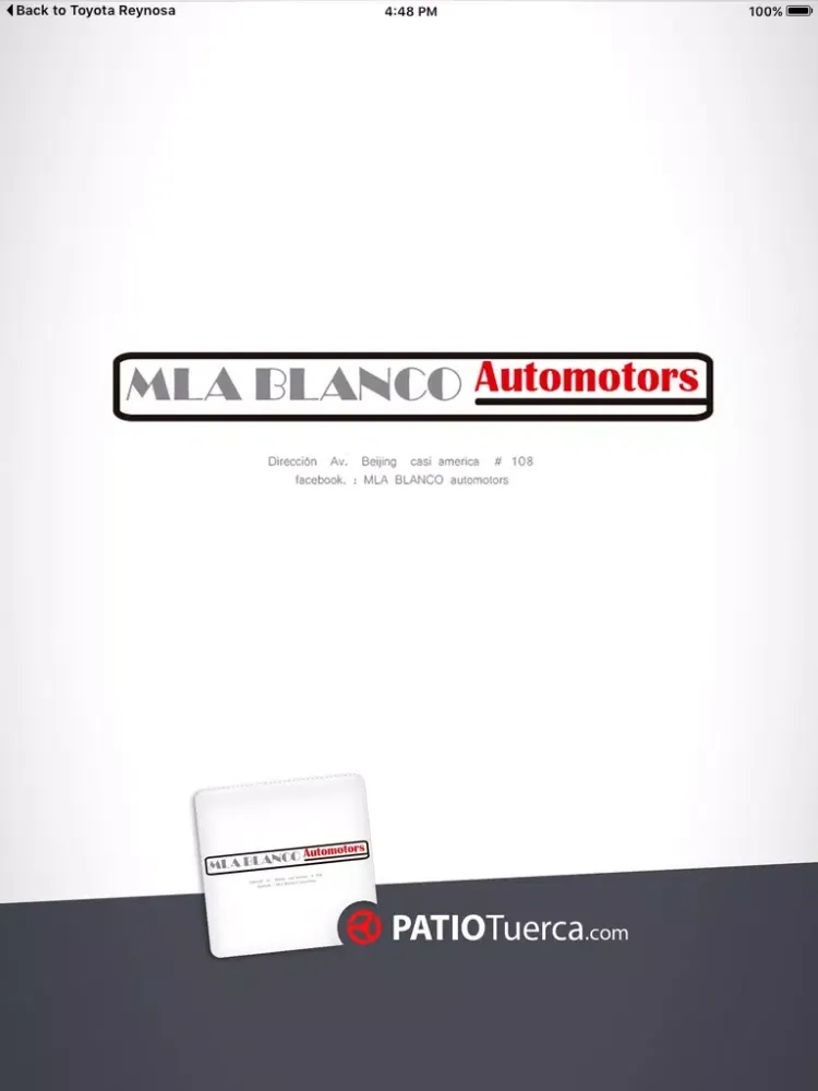 Blanco Automotors iPad  Ekran Görüntüleri