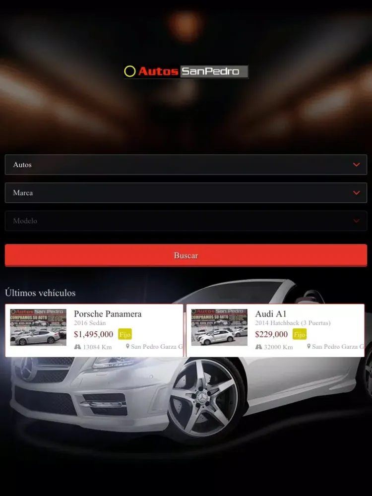 Autos San Pedro iPad  スクリーンショット