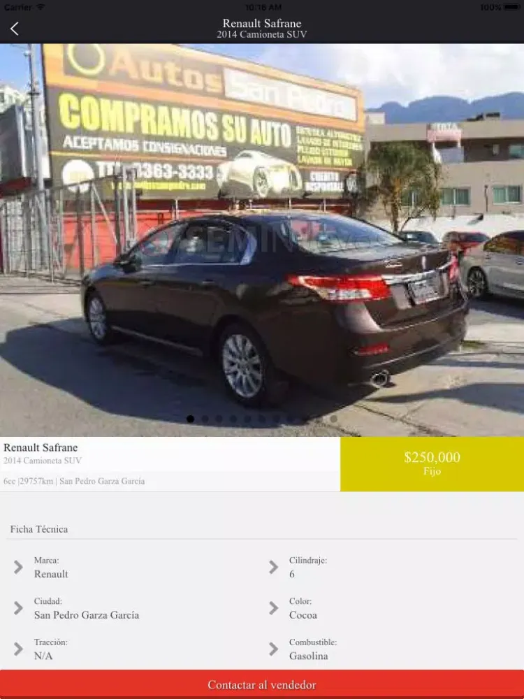 Autos San Pedro iPad  スクリーンショット
