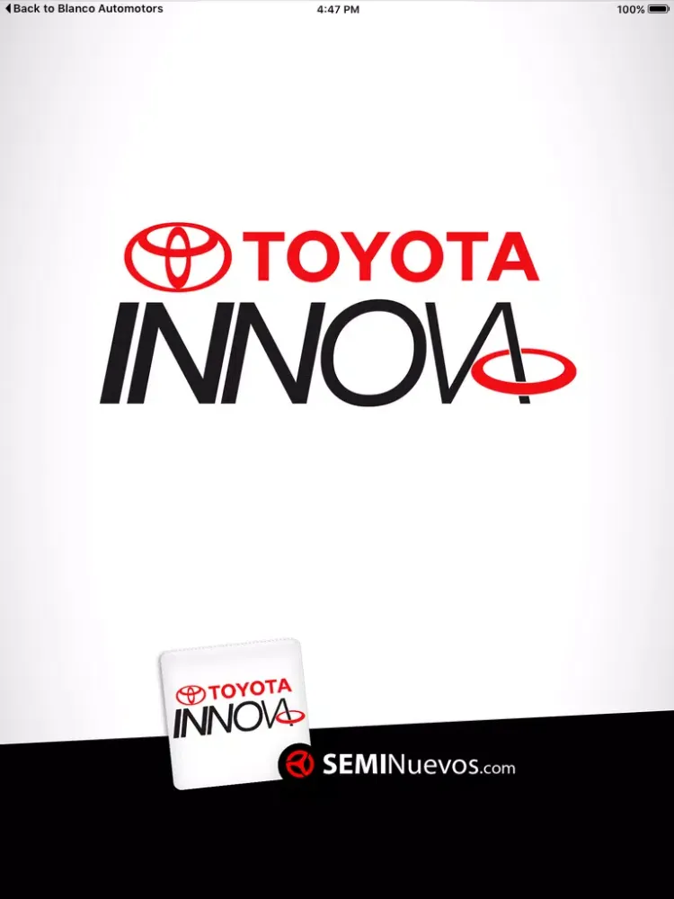 Toyota Reynosa iPad  স্ক্রিনশট