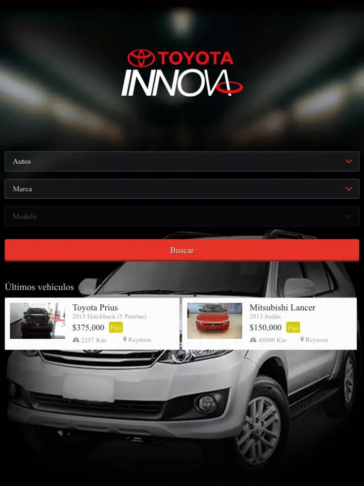 Toyota Reynosa iPad  স্ক্রিনশট