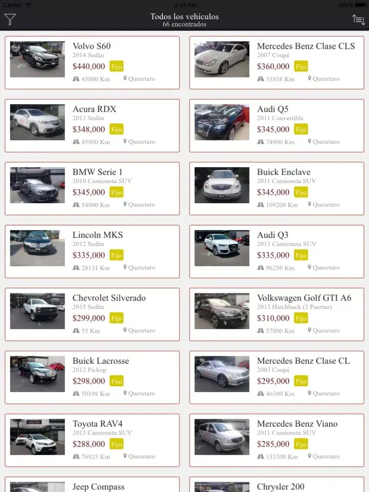 Zrzuty ekranu MONTECARLO AUTOS DE LUJO iPad 