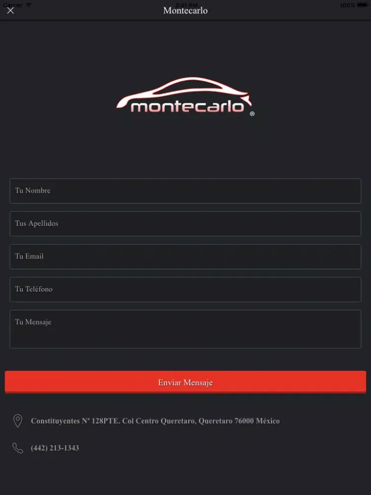Zrzuty ekranu MONTECARLO AUTOS DE LUJO iPad 