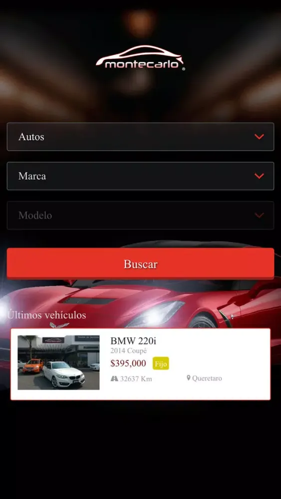 Zrzuty ekranu MONTECARLO AUTOS DE LUJO