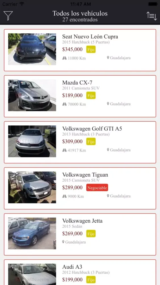 Seminuevos ABG Screenshots