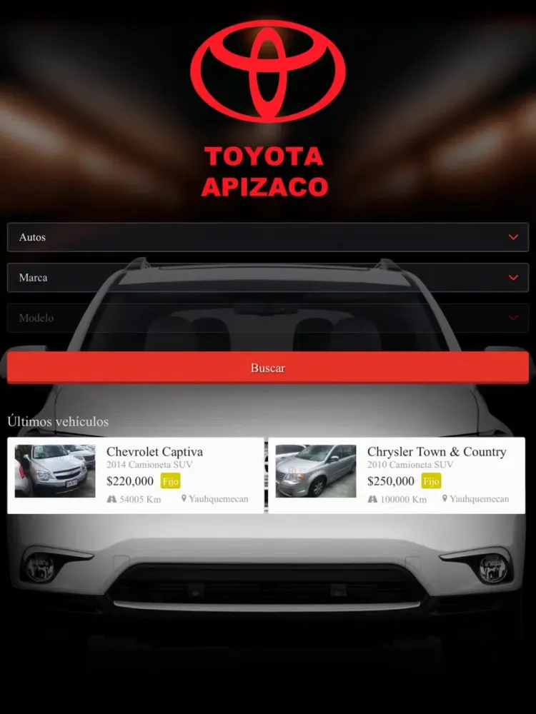 Toyota Apizaco iPad  Screenshots