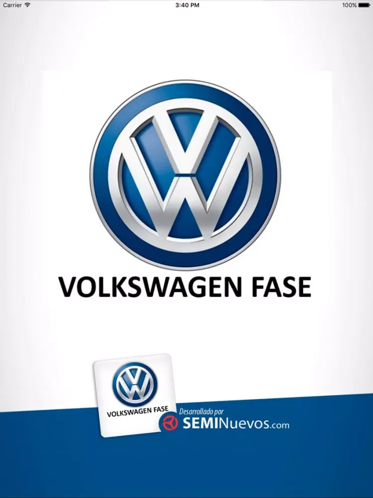 VOLKSWAGEN FASE iPad  Ekran Görüntüleri
