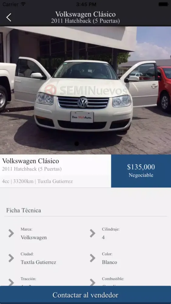 VOLKSWAGEN FASE Ekran Görüntüleri