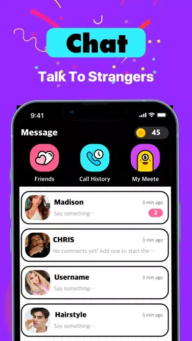 Meete Live - Random Video Chat Screenshots