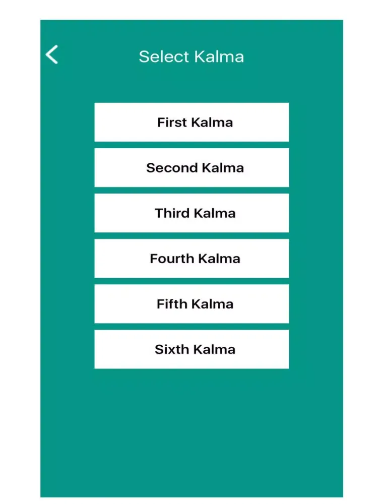 Capturas de tela do 6 Kalma of Islam – Six Kalmas of Islam iPad 