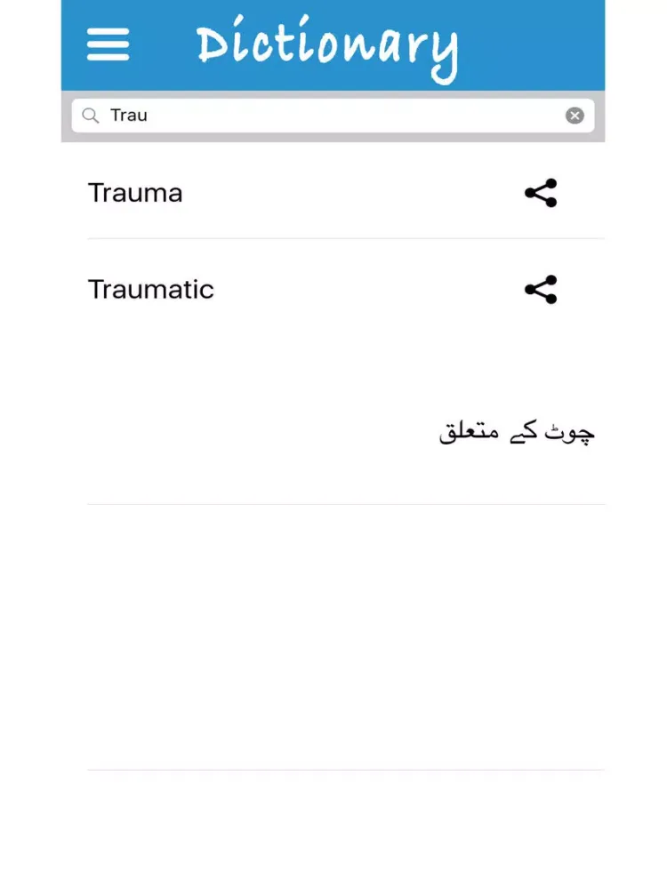 Captures d'écran de English To Urdu Dictionary V1 iPad 