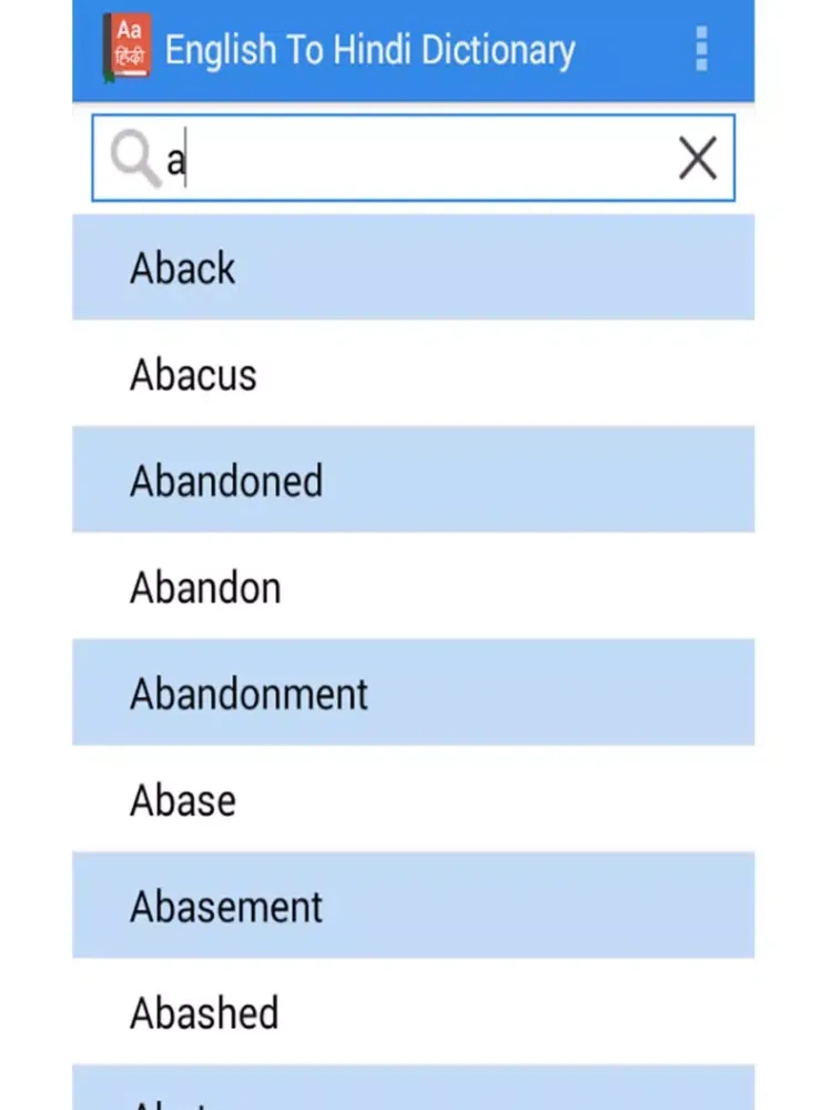 English To Hindi Dictionary Offline v1 iPad  Screenshots