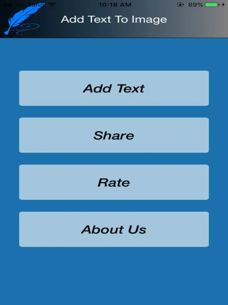 Screenshot di Add Text on Pictures with english poetry & Quotes iPad 
