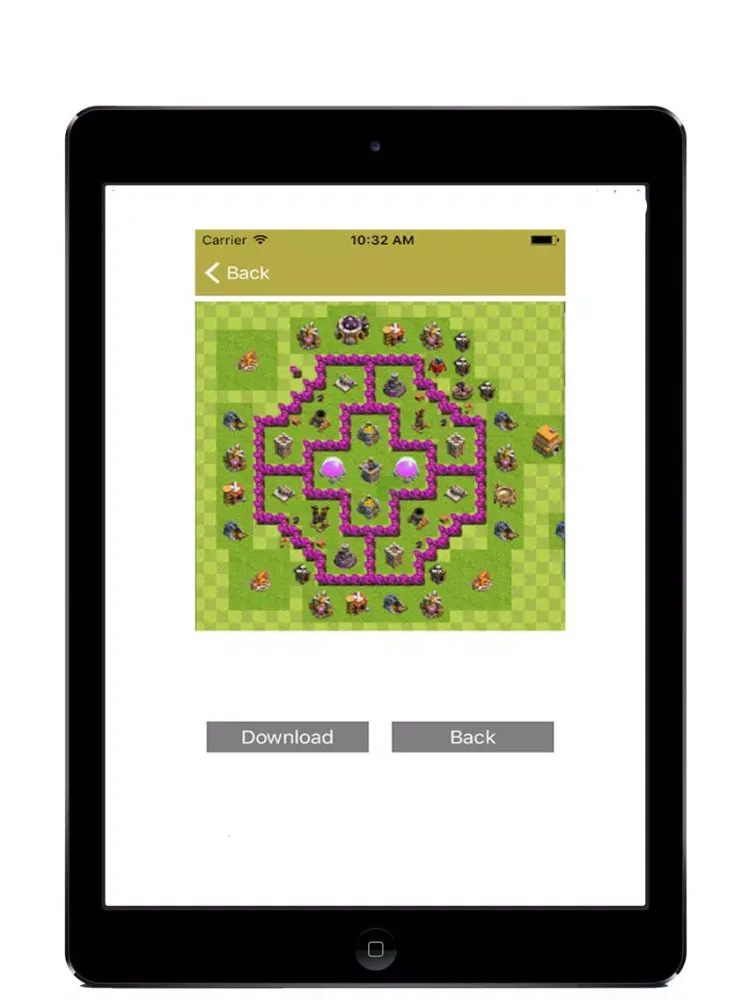 صور Maps of Coc New Bases 2017 iPad 