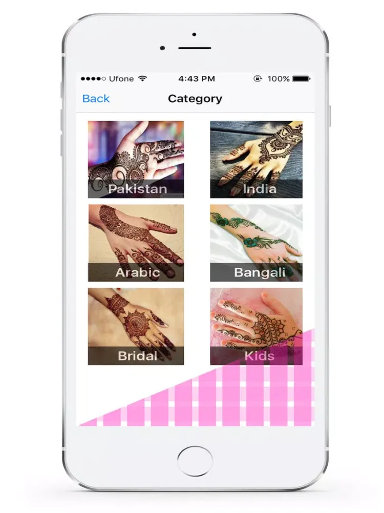 Capturas de tela do Mehndi Design Hena iPad 
