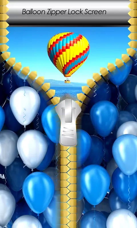 Balloon Zipper Lock Screen应用截图