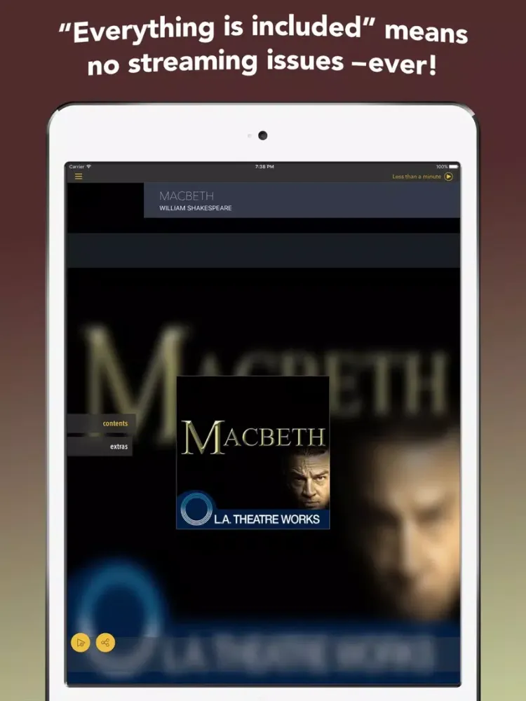Capturas de tela do Macbeth (by William Shakespeare) [audio+text] iPad 