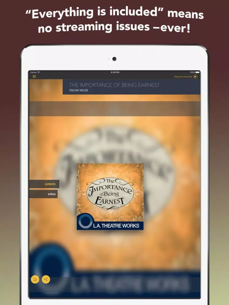Ảnh chụp màn hình của The Importance of Being Earnest (Oscar Wilde) iPad 
