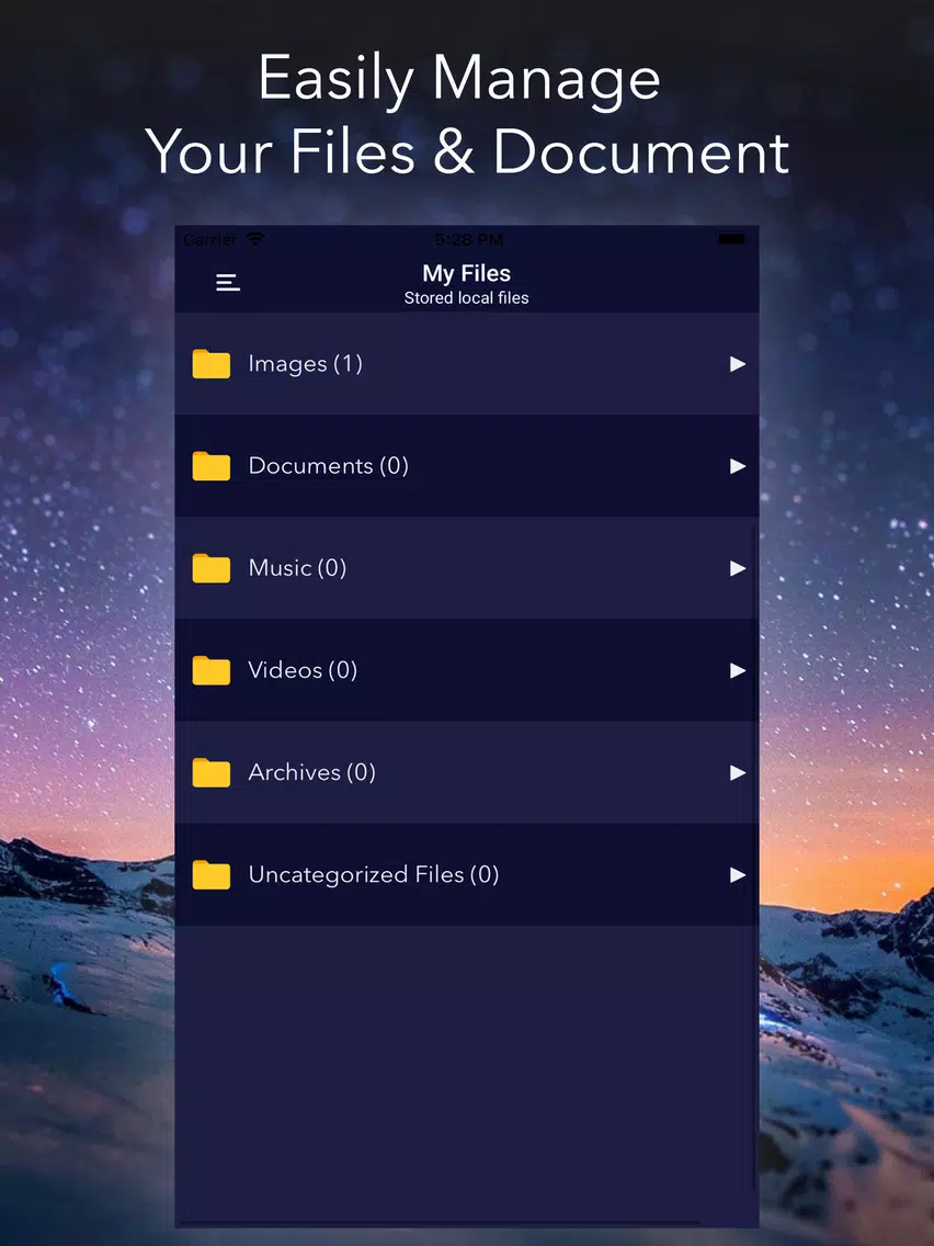 Tangkapan skrin File Manager Document Reader iPad 